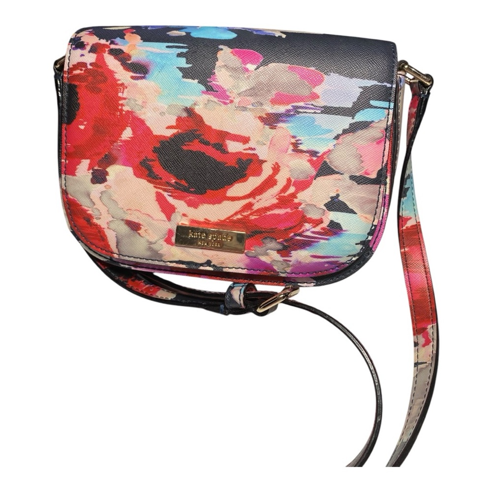kate spade Floral Crossbody Bag in Red, Pink, Blue & Black